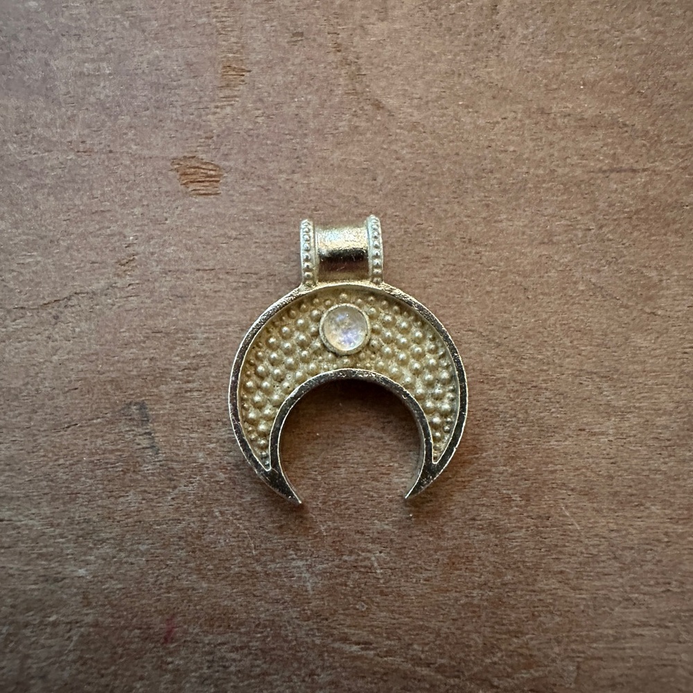 Awe Inspired lunula pendant